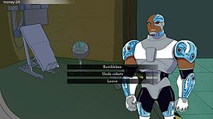 Blackfire dominates in wild 18Titans hentai game action