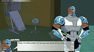 Blackfire dominates in wild 18Titans hentai game action