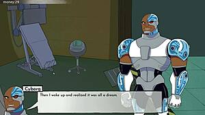 Blackfire dominates in wild 18Titans hentai game action