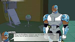 Blackfire dominates in wild 18Titans hentai game action