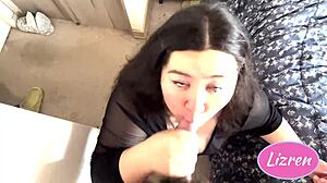 He leaves my face full of cum!