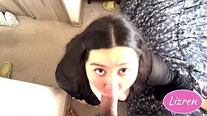 He leaves my face full of cum!