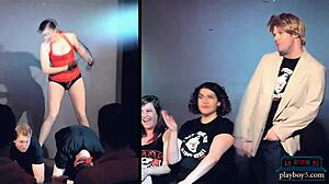 Femdom fetish comedy unfolds with 50 shades of wild improv.