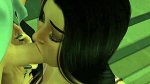 Pornstars throw a wild college party in Sims 4