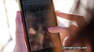 Braless Latina Earns Free Rent By Bending Over