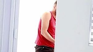 i hopped on the bike and my friend's monster cock for gay threesome