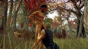 Stan and Jonathan Get Naughty with Blowjobs in Forest