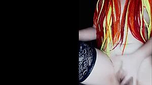 Chatting with a friend through video call