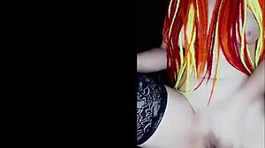 Chatting with a friend through video call