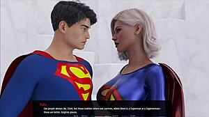 Let's Play a Fun Game Featuring Blonde with Big Features Using Toys in Shaved Play