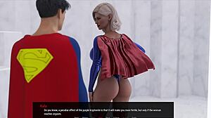 Let's Play a Fun Game Featuring Blonde with Big Features Using Toys in Shaved Play
