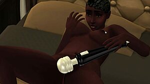 Demi rubs one out intensely