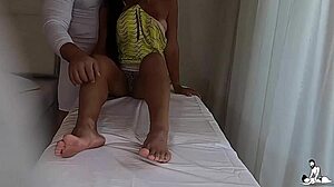 man, i caught my latina wife grabbing therapist during massage