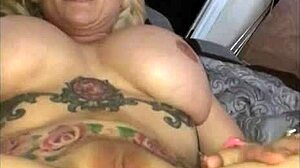 Blond milf fisting her way to intense homemade orgasm