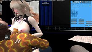 Amazing girl gets x-rated in Second Life