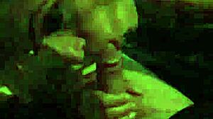 french guy fucks hooker in the ass with creampie