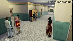 Extra homework special sims 4 18 in spanish cartoon 😊