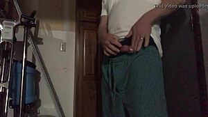 gay rub turns into intense action!