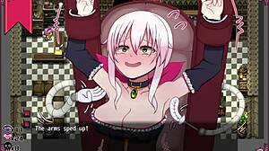 Petite Witch Cries In Intense Massage Chair Scene