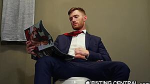 fistingcentral - mature boss catches employee jerking