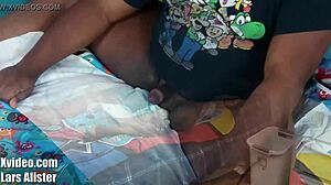 diaper wetting training with ebony