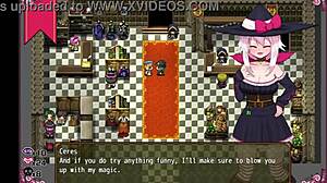 Petite Witch Cries In Intense Massage Chair Scene