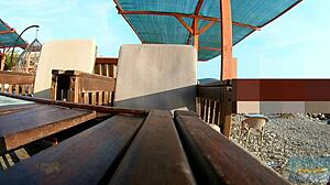 Milf Flashing Without Panties Outdoors