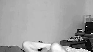 Bella booty rides toys bent over.