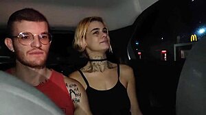 Couple Fucks Bareback In Uber