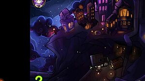 Wind Disciple faces a wet monster pussy in hentai parody