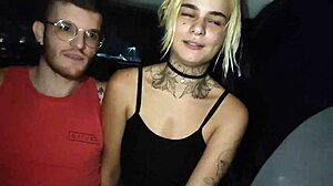 Couple Fucks Bareback In Uber