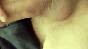 I jerk off outdoors, risking my neighbor's view