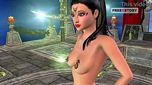 Animate Cartoon Porn Video of Indian Teen Girl in Sexy Positions