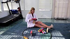 Pick up your toys in the room