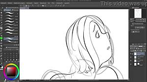 i drew gravity rush kat flashing, but messed up the speedpaint