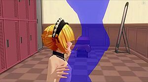 This 3D hentai cartoon unfolds with wild sucking scenes in every frame.