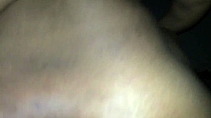 ebony lesbian rides strap in reverse cowgirl style