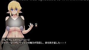 Succubus Gives Footjob and Creampie in Hentai Game