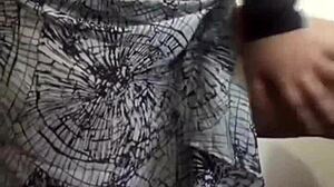 wow, check this indian slut wife teasing with her sexy body!