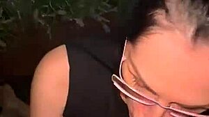 Deusa intensely sucks a hard cock and delights in the balls