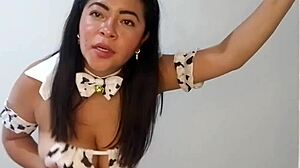 Look at that beautiful latina with big ass in sexy lingerie