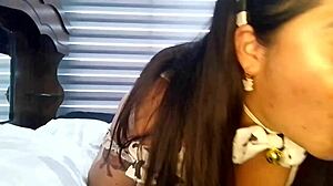 Look at that beautiful latina with big ass in sexy lingerie