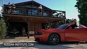 Damn! Alyssa Reece in Wild House Party Threesome Action!