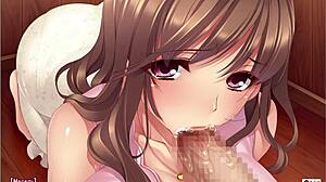 kagachi-sama gets comforted in this anime hentai episode