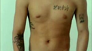 Solo boy in underwear with socks and group sex