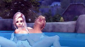 Man, I swear Elsa and Kristoff's wild public sex in Frozen Betrayal 2 3D hentai is unreal!