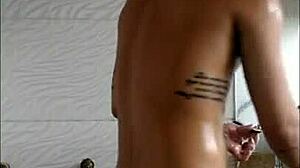 Solo boy in underwear with socks and group sex