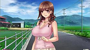 kagachi-sama gets comforted in this anime hentai episode