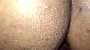 ebony teen rides hard for her first creampie, damn hot! 🔥