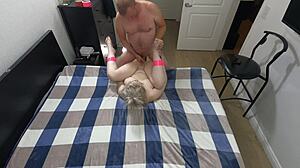 Annie Archer casually gets taped in an anal POV session for the second time.